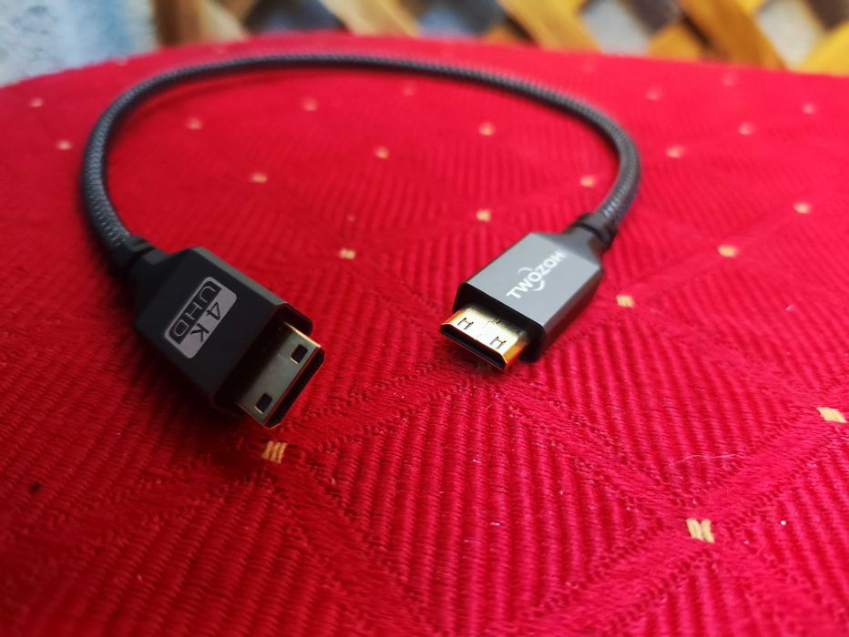 Kabel Mini HDMI przewód 4K UHD Twozoh do Laptopa Notebook Komputera PC