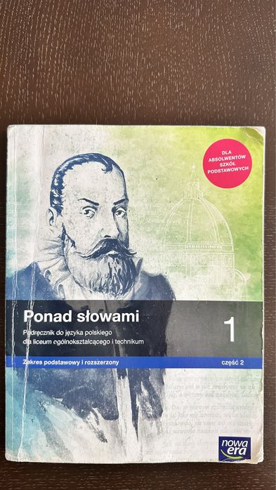 Ponad słowami 1 część 2. Podręcznik j. polskiego. Zakres podst/roz