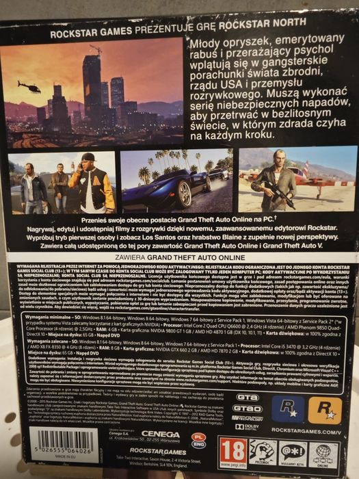 Gra Komputerowa PC Gta V
