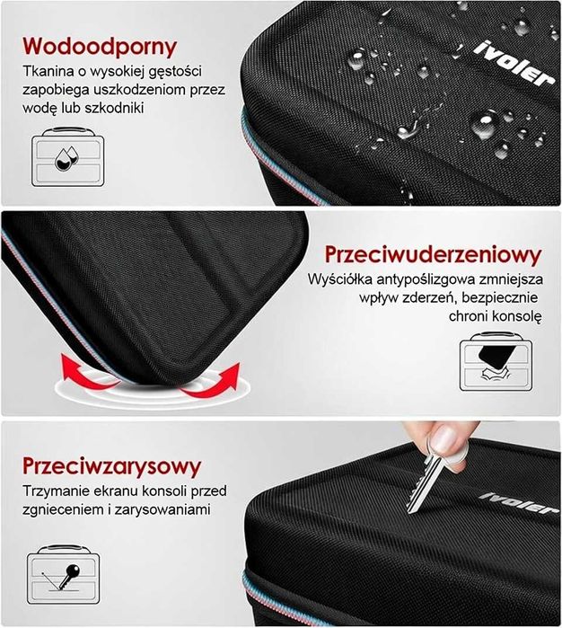 Ochronna torba do Nintendo Switch 2 z miejscem na gry