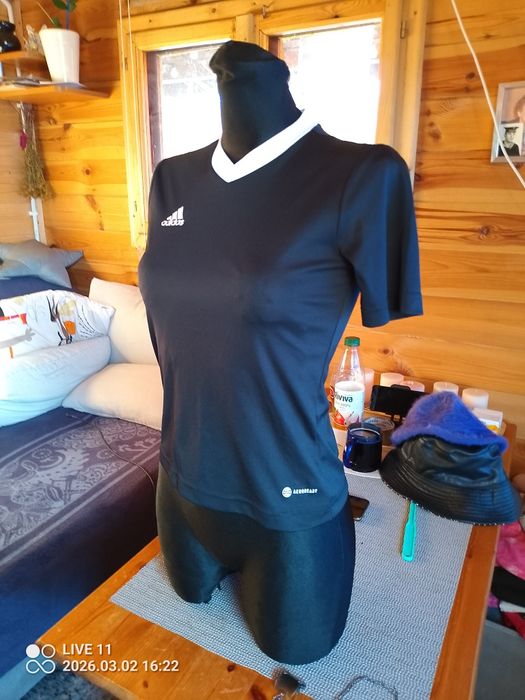 Koszulka sportowa damska Adidas, rozmiar S, pachy 39 cm