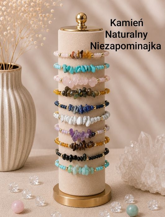 Śliczne bransoletki z kamieni naturalnych