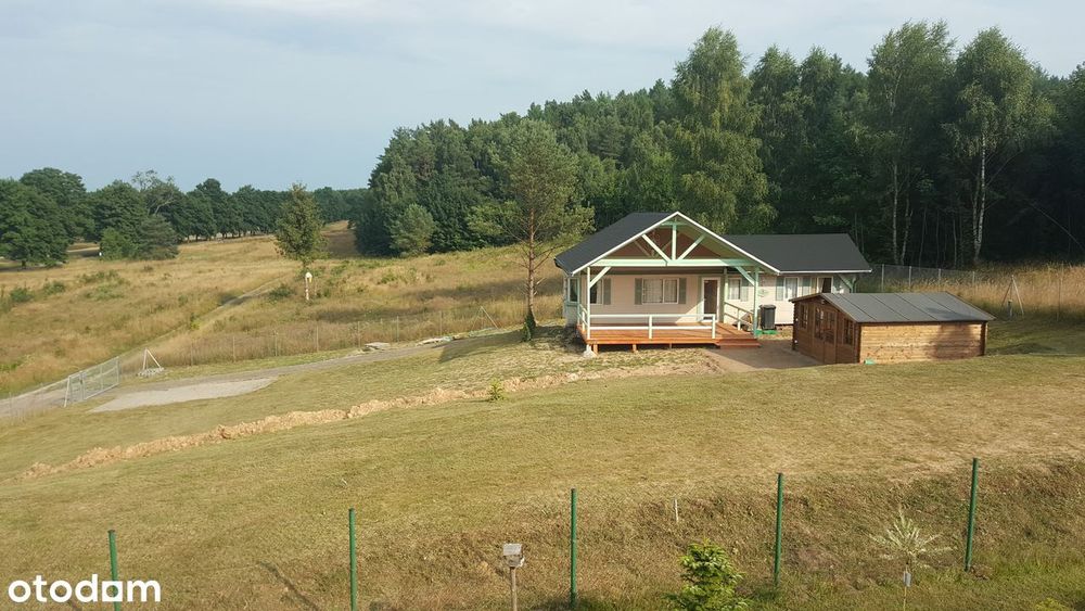Pięknie położona działka budowlana na Kaszubach i blisko morza.