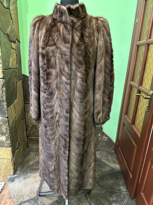 Шуба норка авторська довга