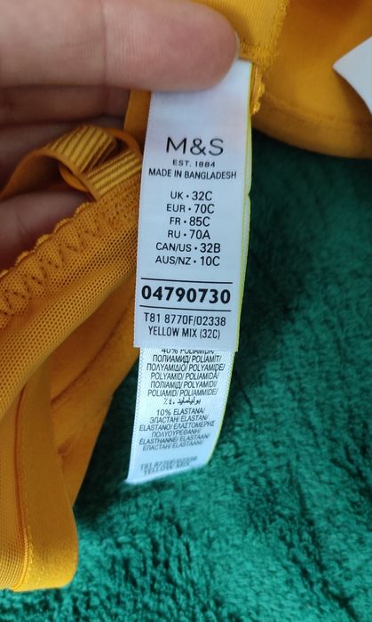 Stanik biustonosz M&S Collection Nowy 70C/32C