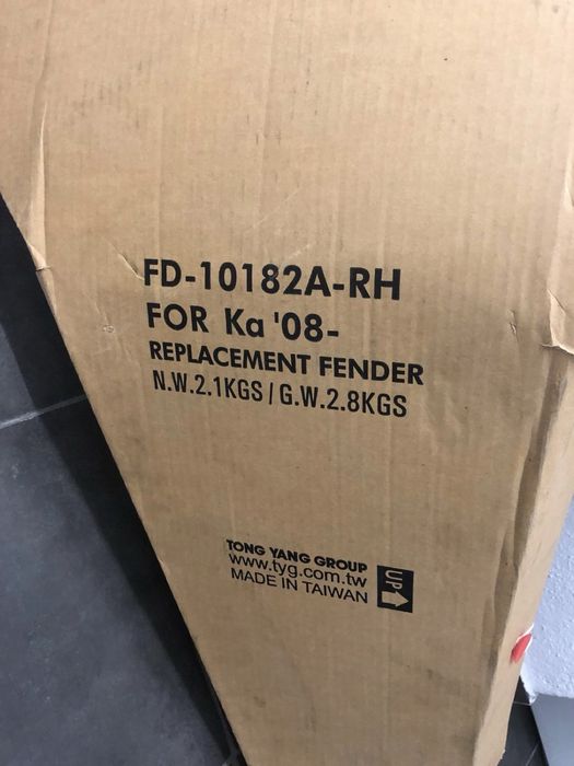 Guarda lamas direito Ford KA 2008-