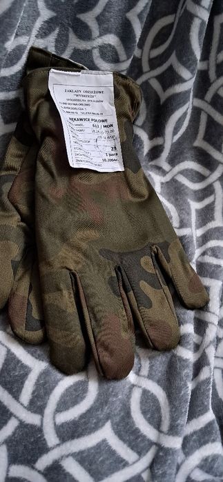 Rękawice Polowe moro 612/MON 1 para 23 nowe z metką