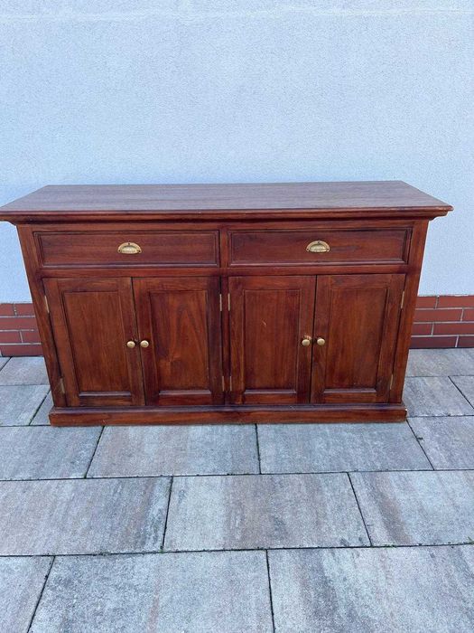 Komoda Stylizowana na Kolonialną | Kredens | Masywny sideboard