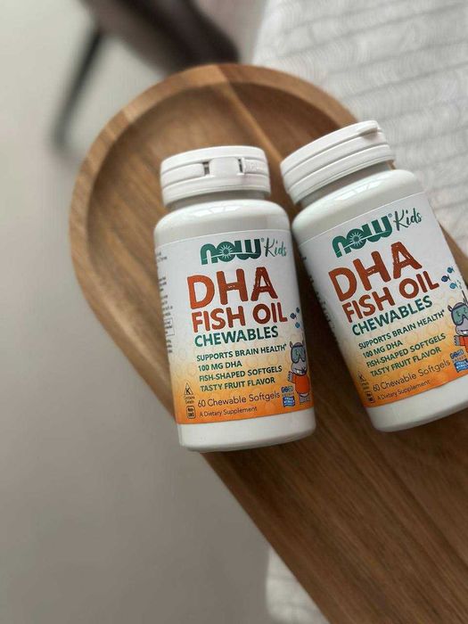 Омега для дітей дитяча NOW Foods з риб’ячим жиром з ДГК для дітей