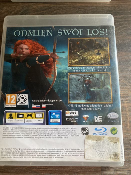 PlayStation Ps 3 Move Disney Pixar Merida Waleczna PL Epic Mickey 2 PL