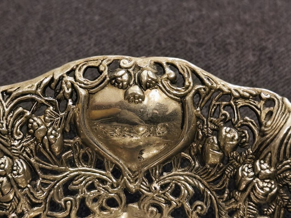 Misa miska patera naczynie ozdobne vintage, pięknie zdobione