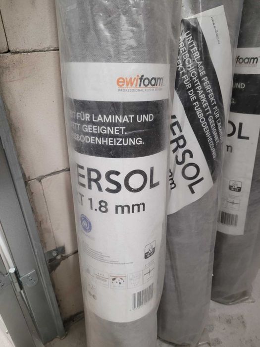 Podkłady pod panel oraz ogrzewanie podłogowe Ewifoam