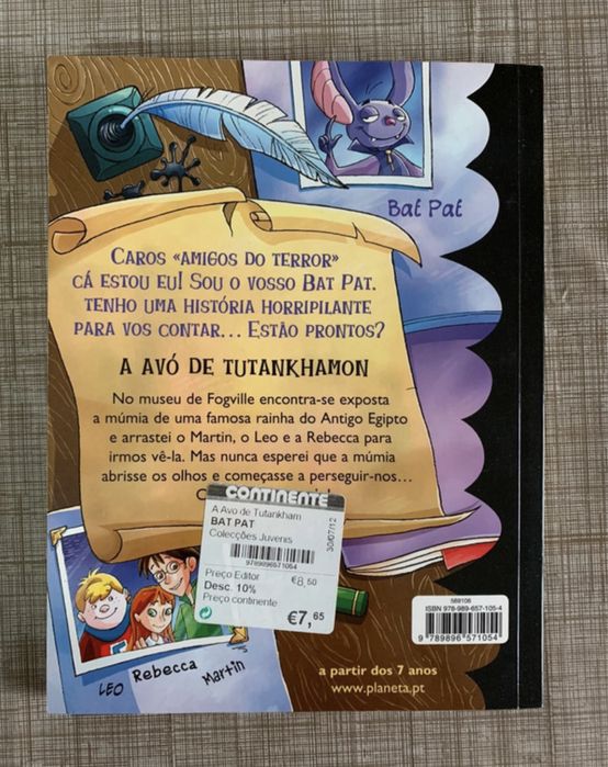 Livros colecção BatPat - Planeta Júnior