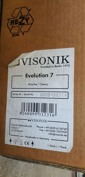 Colunas de chão Visionik Evolution 7