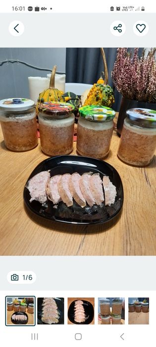 Mielonka domowe z łopatki z galaretką  2x 0,5 l.