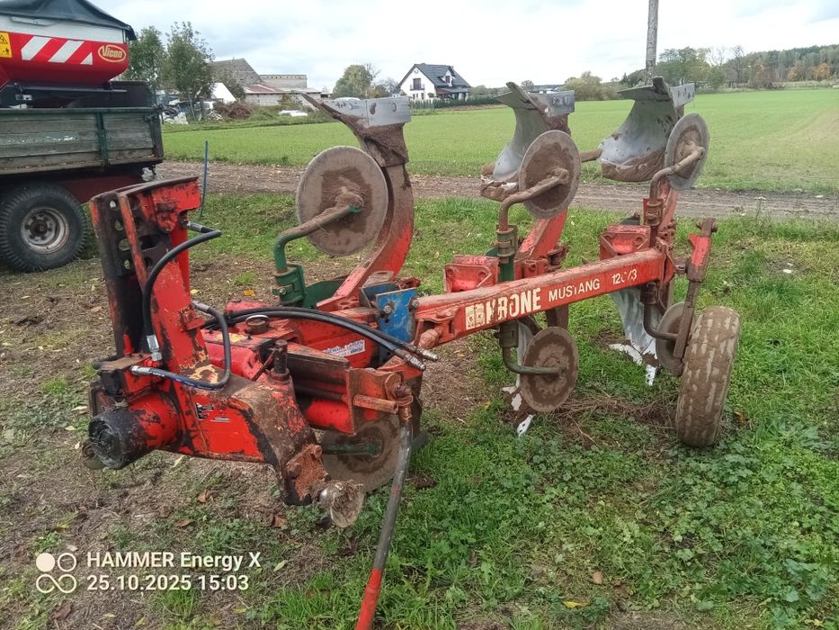 Pług krone mustang 120/3 kverneland zabezpieczenie Non stop