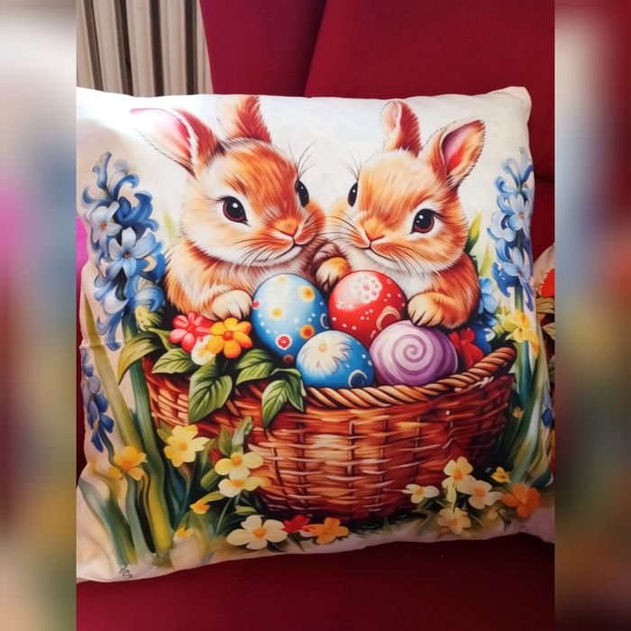 Poszewki dekoracyjne 2szt Wielkanocne