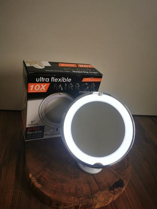 Okrągłe lustro do makijażu 20 led