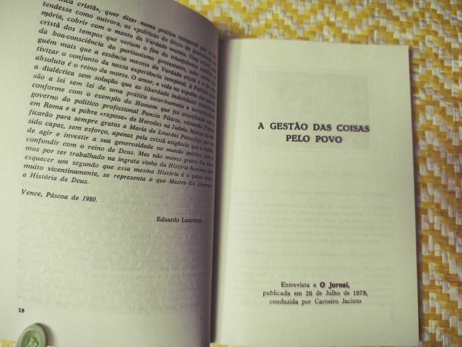 Sulcos do nosso querer comum – 
Maria de Lurdes Pintassilgo