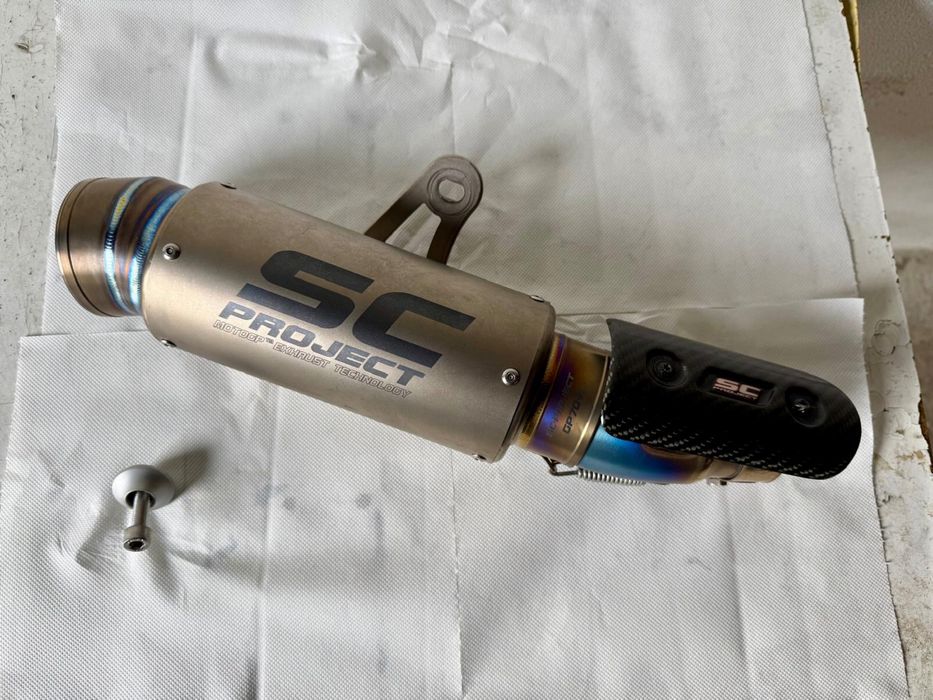 Ponteira Escape Sc Project GP70-R Titanium 70mm