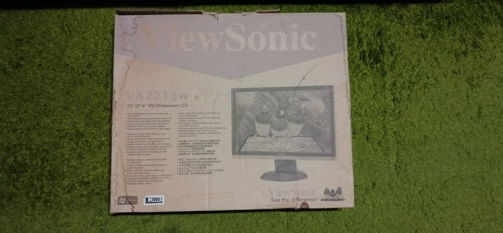 Монітор ViewSonic VA2216w, 22 дюйма, з дефектом