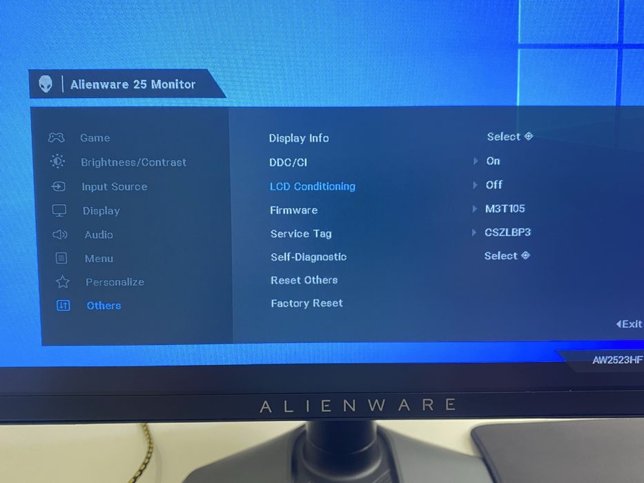 Alienware aw2523hf 360hz