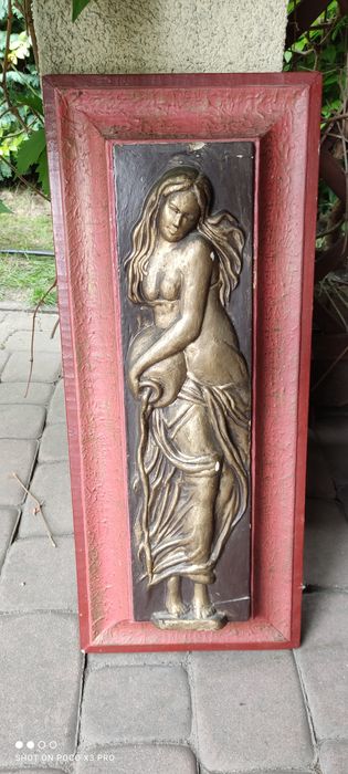 Gipsowa dama do postawienia lub powieszenia