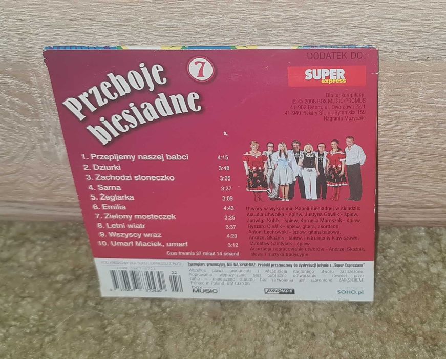 Przeboje Biesiadne 7 / CD / BDB /