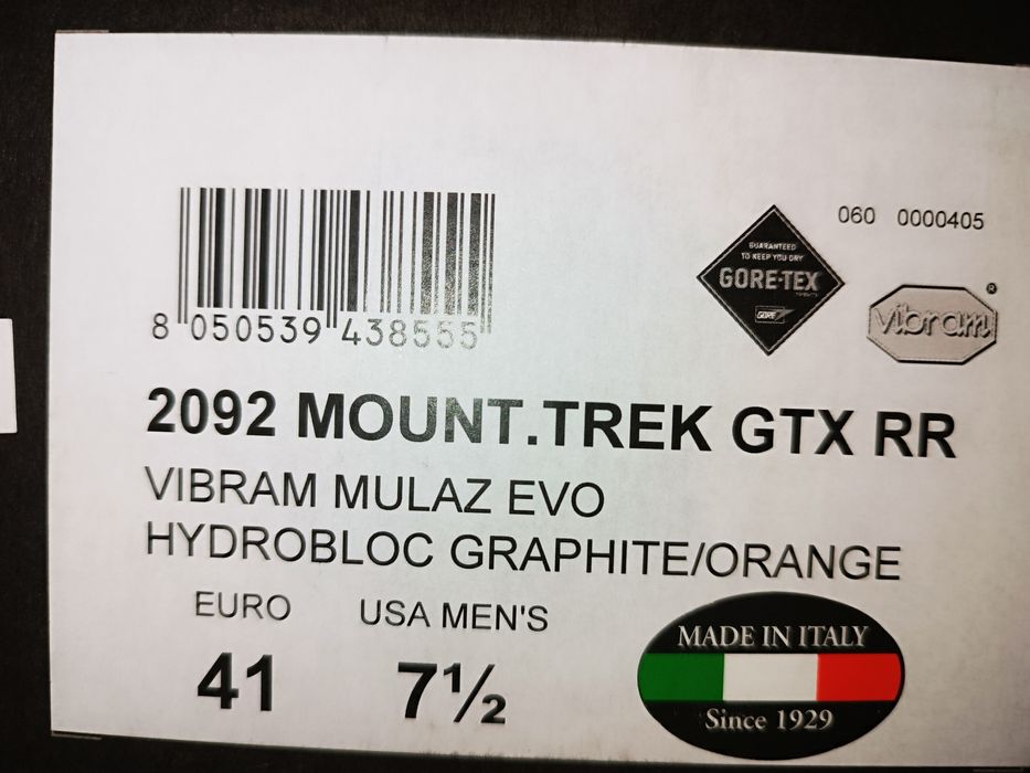 Buty wysokogórskie Zamberlan Mountain Trek GTX RR rozm. 40/41/43