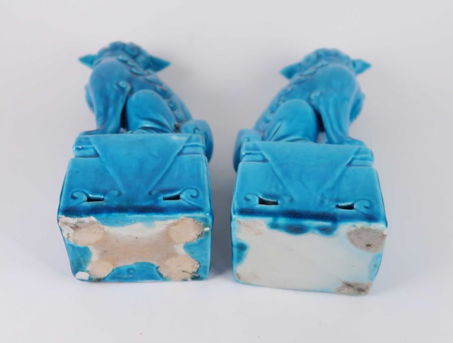 Par de Cães Foo pequenos China - 21 cm