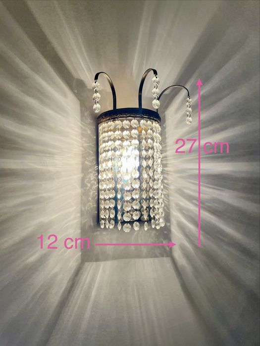 Candeeiro lustre de teto e 2 apliques