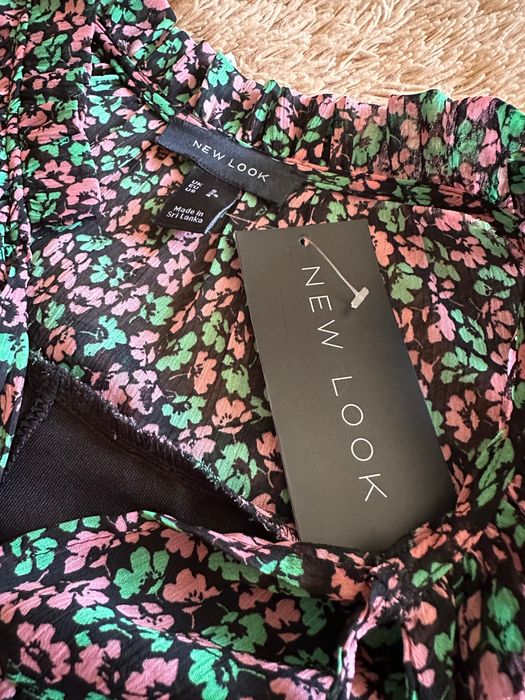 Нове шифонове міні плаття New look в принт. XS-S