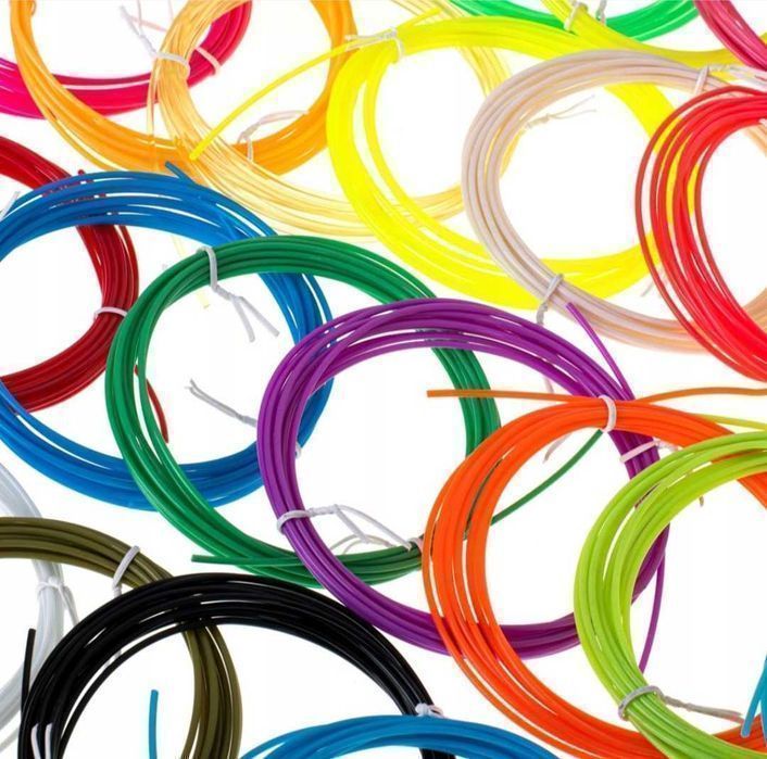 Nowe wkłady do długopisu 3D 20szt x 3m 60 metrów kolorowe #106