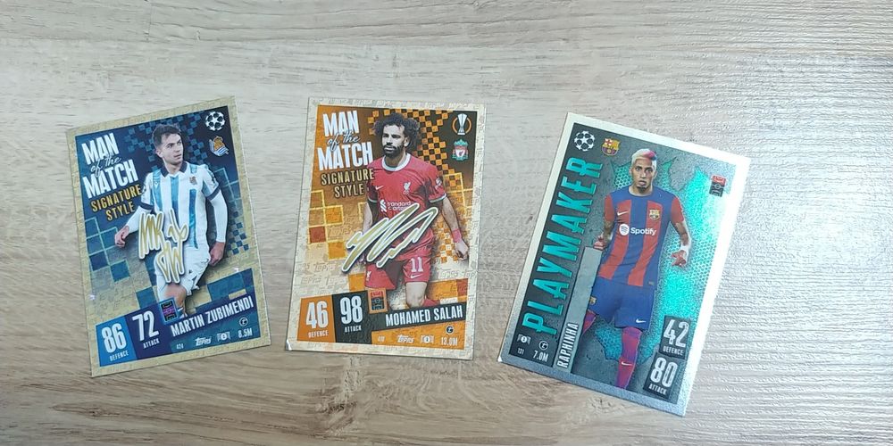 Zestaw match attax karty