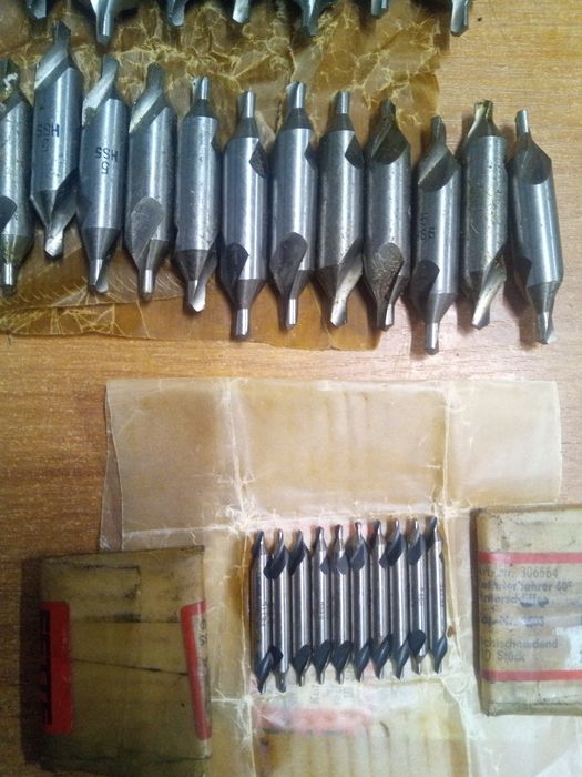 Nakiełki nawiertak nowe PRL różne do 25 mm