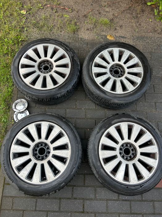 Alufelgi S line 5x112 ET45 Opony Letnie 215/55 R17 Audi Vw Skoda Seat