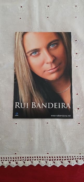 Postal Rui Bandeira, autografado