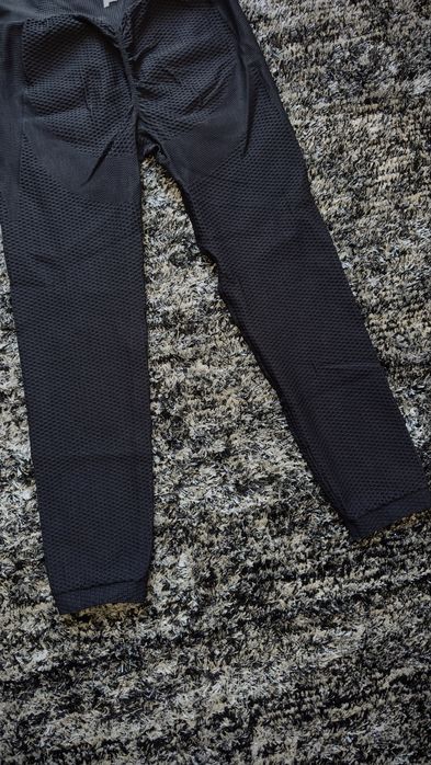 Prozis Leggings Scrunch Preto | Textura Waffle | Novas