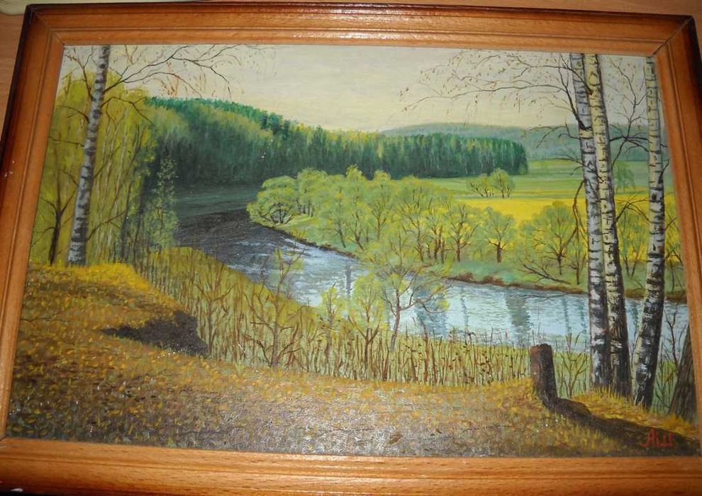 Картина,    пейзаж. Масло