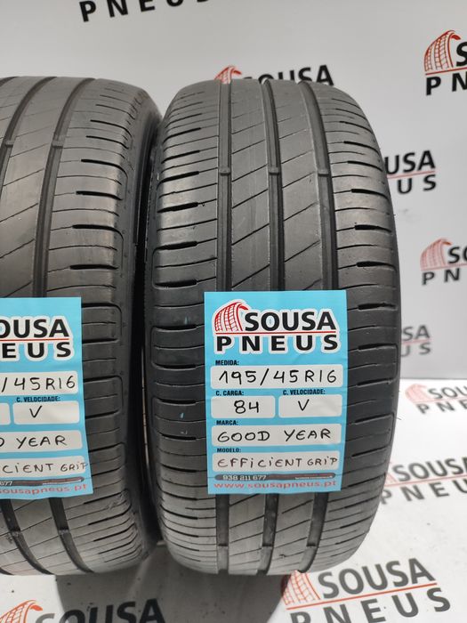 2 pneus semi novos 195-45R16  84v Goodyear - Oferta dos Portes
