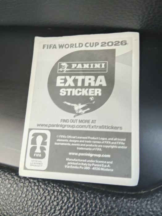 Extra sticker  panini