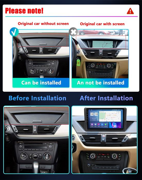 Android BMW x1 e84  wifi GPS USB kamera