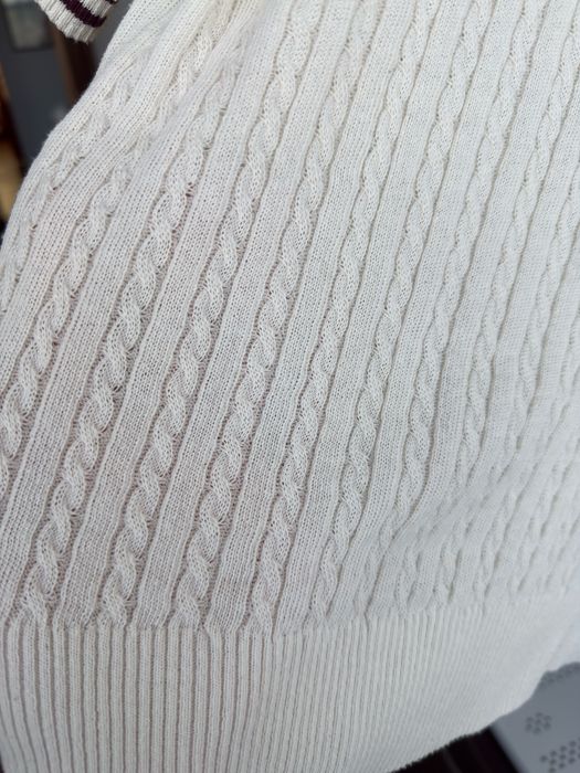 футболка поло молочна від зара zara