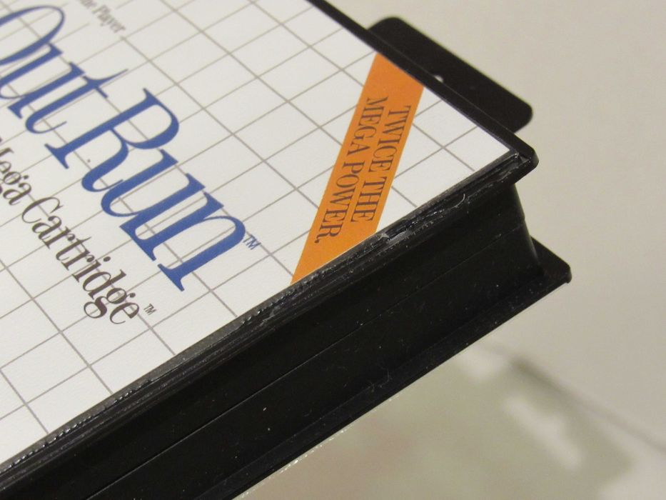 Caixa e capa Sega Master System Out Run