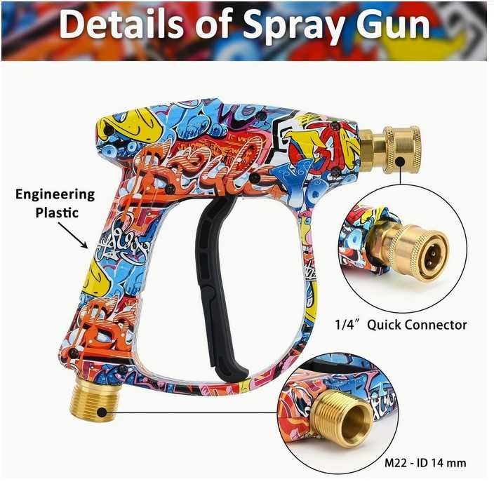 Пистолет для мойки высокого давления под Karcher M22 быстросьем керхер