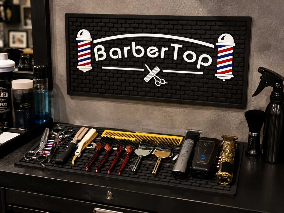 Tapete de Barbearia 45X20CM Novos