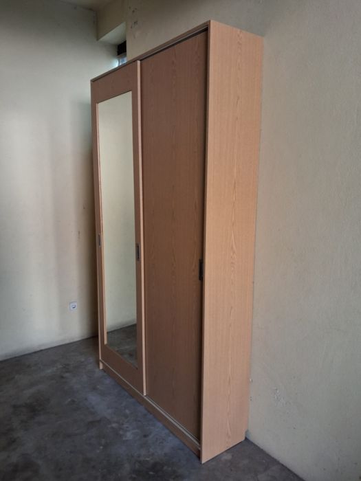 Roupeiro com espelho e 2 gavetas