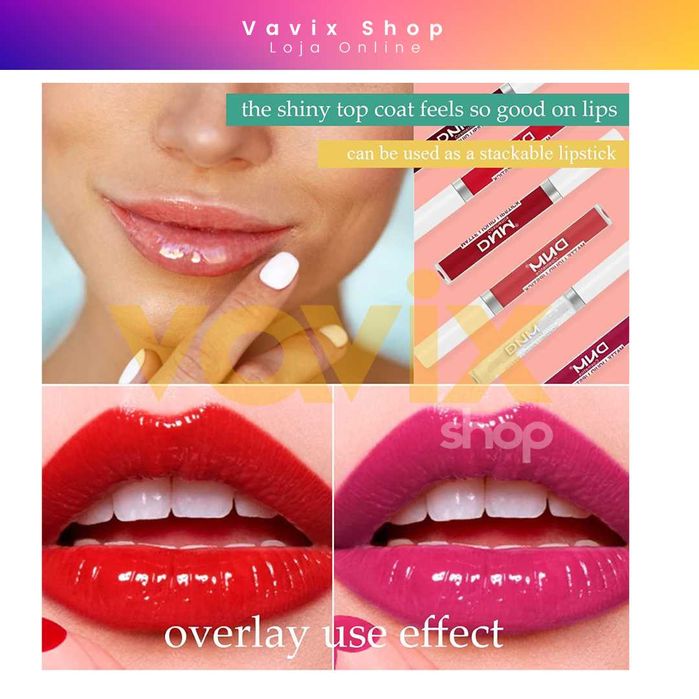 Kit 10 Batons Mate Longa Duração / Maquilhagem Novo Promoção