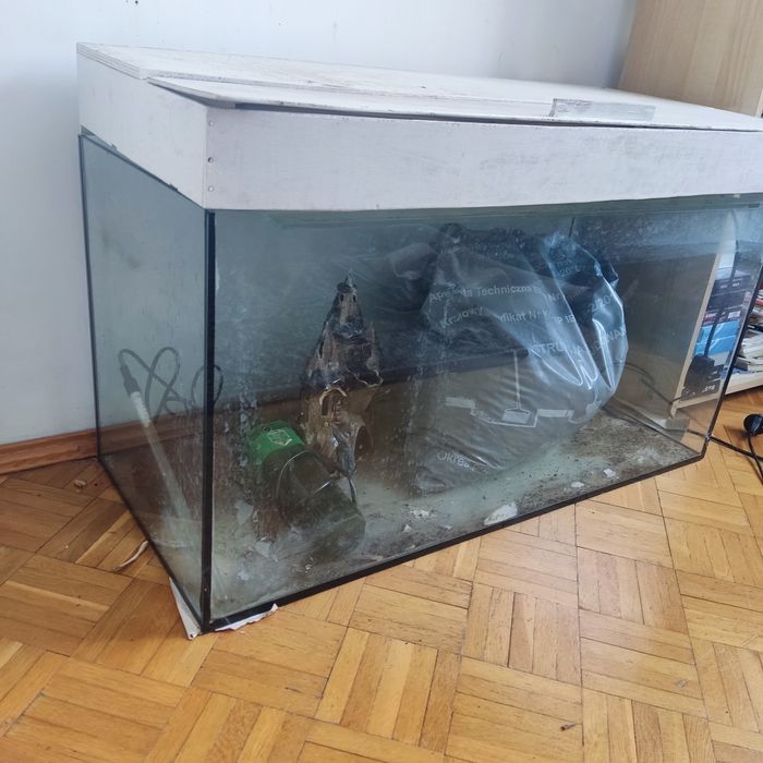 Akwarium 112 l 80×35×40 cm + wyposażenie – komplet
