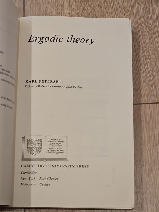 Ergodic Theory - Karl Petersen